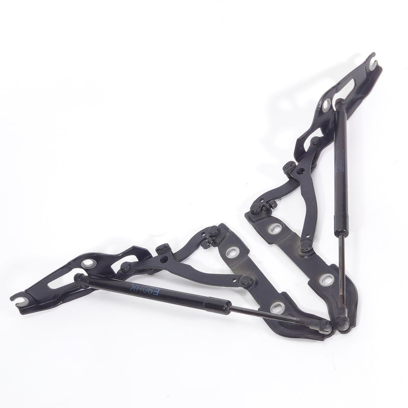05-13 OEM BMW Left Right Hinge Set Trunk Lid w/Struts Black 7210675 E90 E92