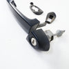 05-15 OEM BMW Front Left Door Handle w/Lock Cylinder 416 Carbon Black X5 X6 E70