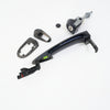 05-15 OEM BMW Front Left Door Handle w/Lock Cylinder 416 Carbon Black X5 X6 E70
