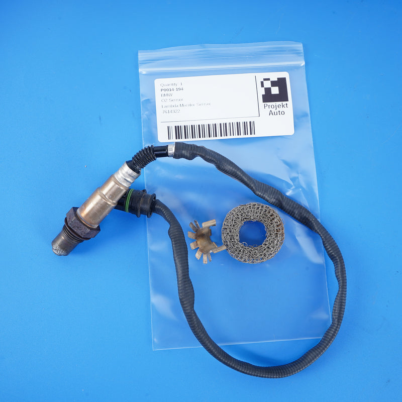 06-19 OEM BMW Rear O2 Sensor Post Cat 7614322 E70 F15 F85 F01 F02 F04 F10 E86