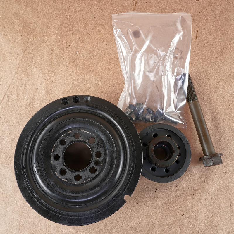 07-10 OEM BMW Vibration Damper w/Hub Hardware X5 4.8i N62N N62TU 7567055 E70