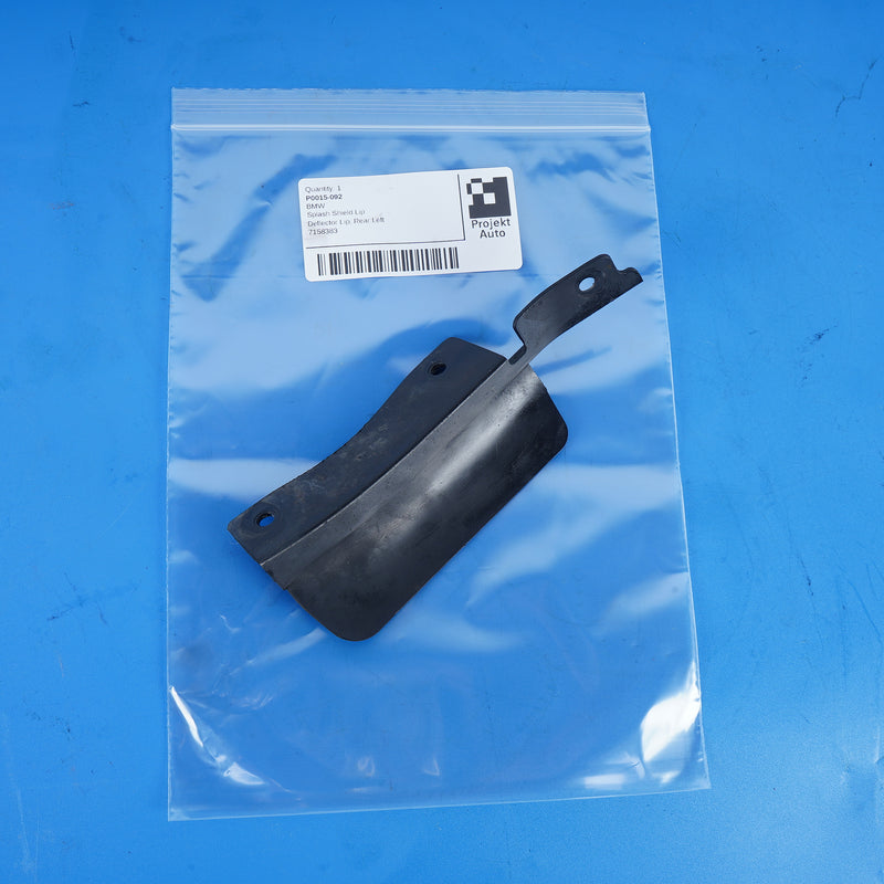 07-13 OEM BMW Rear Left Deflector Splash Shield Lip X5M X5 7158383 E70