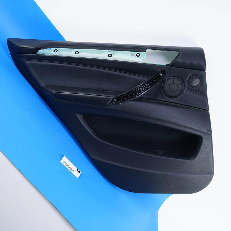 07-13 OEM BMW Rear Left Door Panel Black Nappa Leather NASW X5 E70