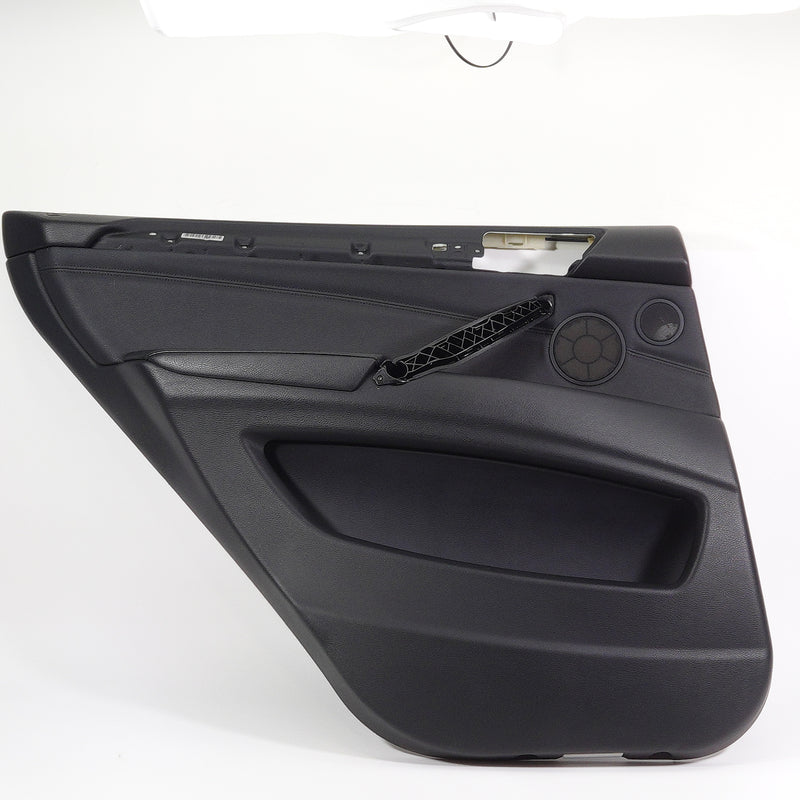 07-13 OEM BMW Rear Left Door Panel X5 Black Nevada 7244447 E70