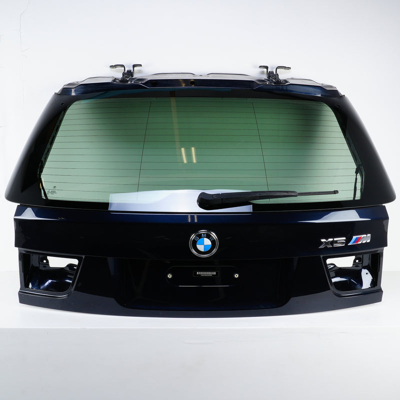 07-13 OEM BMW Rear Upper Tailgate w/Glass X5M 416 Carbon Black 7262544 E70