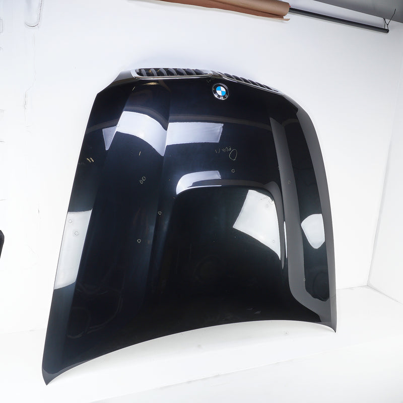 07-14 OEM BMW M Power Dome Hood 475 Black Sapphire X6M X5M X6 X5 7275285 E70 E71