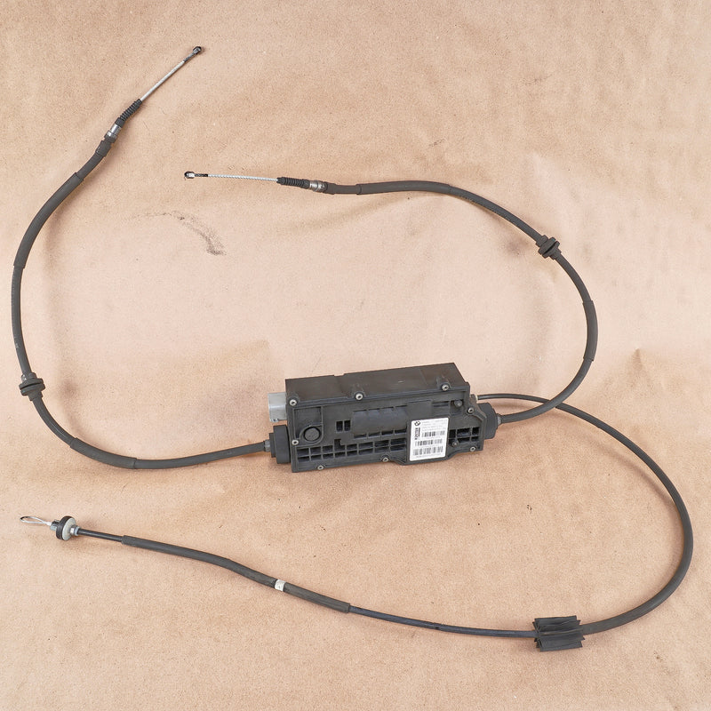 07-14 OEM BMW Parking Brake Actuator w/Cables EMF X5M X6M X5 X6 6796072 E70 E71