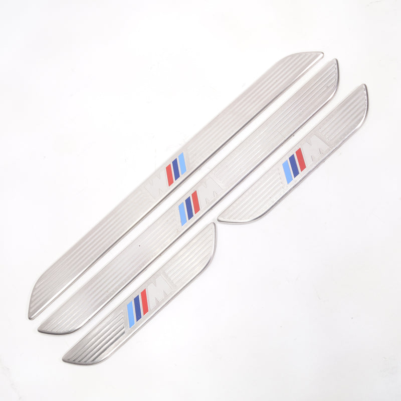 07-14 OEM BMW Trim Set Metal M Sport Scuff Plates X5M X5 7205263 E70 E71