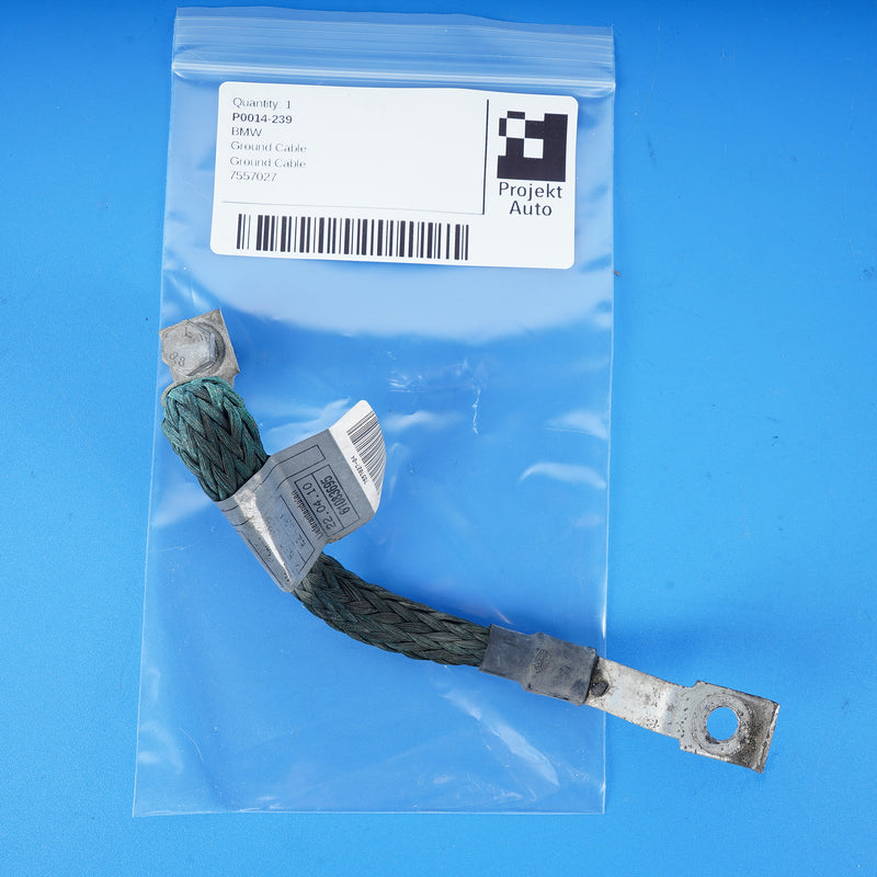 07-18 OEM BMW Engine Ground Cable X5M X6M X5 X6 7557027 E70 F15 E71