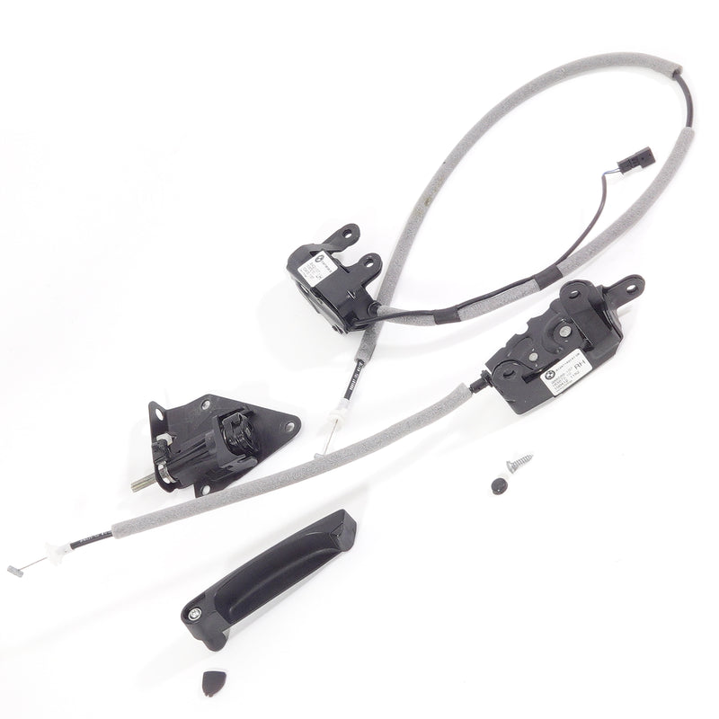 07-18 OEM BMW Rear Latch Release Set Lower Tailgate X5 E70 F15 F85