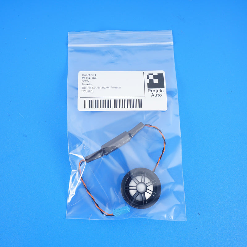 07-19 OEM BMW Tweeter 9212078 E70 F15 F85 F01 F02 F04 E89 E71 F16 F26 F86 F07