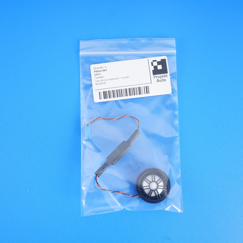 07-19 OEM BMW Tweeter 9212078 E70 F15 F85 F01 F02 F04 E89 E71 F16 F26 F86 F07