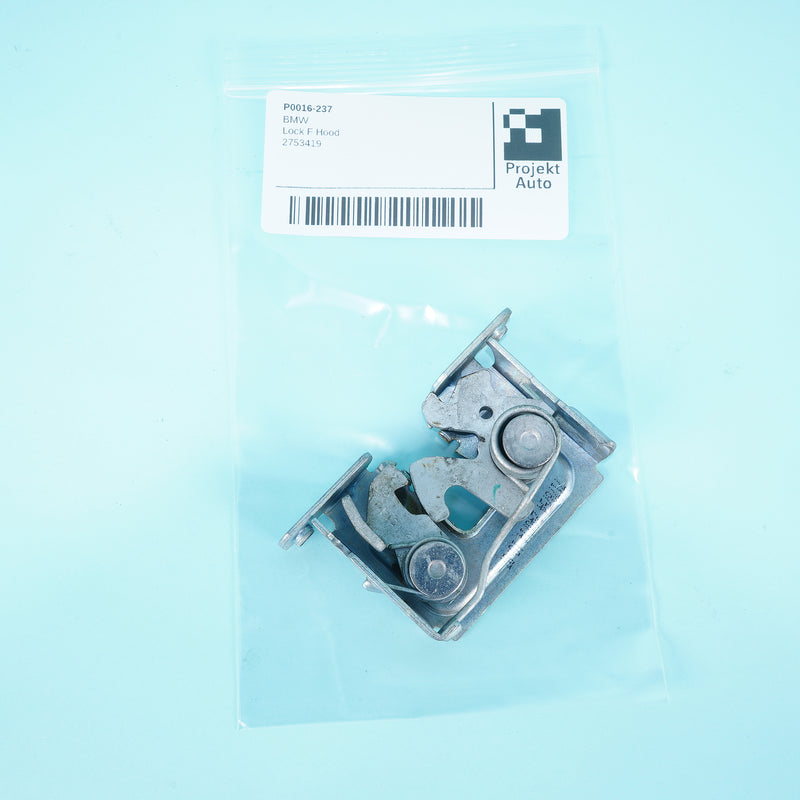 07-25 OEM BMW Left Hood Latch X5 X6 iX 2753419 E70 F15 F85 I20 E71 F16 F86