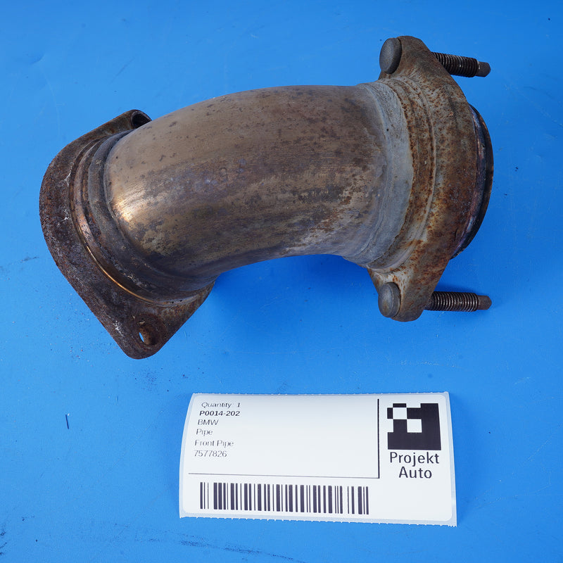 08-12 OEM BMW Downpipe Adapter Exhaust Flange X5M X5 X6 Early N63 S63 E70 E71