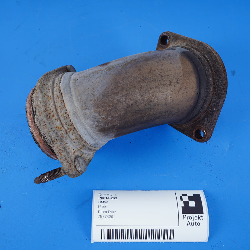 08-12 OEM BMW Downpipe Adapter Exhaust Flange X5M X5 X6 Early N63 S63 E70 E71