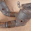 08-14 BMW Hollowed Empty Downpipe Set X5M S63 N63 E70 F01 F02 F04 F10 F12 E71