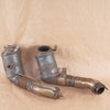 08-14 BMW Hollowed Empty Downpipe Set X5M S63 N63 E70 F01 F02 F04 F10 F12 E71