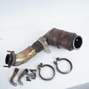 08-14 OEM BMW Downpipe Set X5M S63 N63 Early Style E70 F01 F02 F04 F10 F12 E71