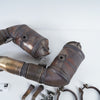 08-14 OEM BMW Downpipe Set X5M S63 N63 Early Style E70 F01 F02 F04 F10 F12 E71