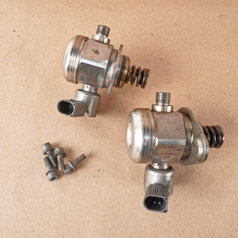08-14 OEM BMW High Pressure Fuel Pump Set (2) X5M X6M X5 X6 S63 N63 7595339 E70
