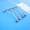 08-14 OEM BMW Left Fuel Pipe Set 4 Rail-to-Injector N63 S63 650i X5M E70 F01