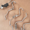 08-14 OEM BMW Left High Pressure Fuel Line Set (5) Cyl 5-8 Bank 2 X5M S63 E70