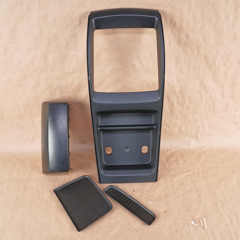08-14 OEM BMW Rear Center Console Trim Set Black X6M X6 9124427 E71
