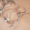 08-14 OEM BMW Right High Pressure Fuel Line Set (5) Cyl 1-4 Bank 1 X5M S63 N63