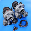08-14 OEM BMW Turbocharger Set N63 93.7K 7576985 E70 F01 F02 F04 F10 F13 F12 E71