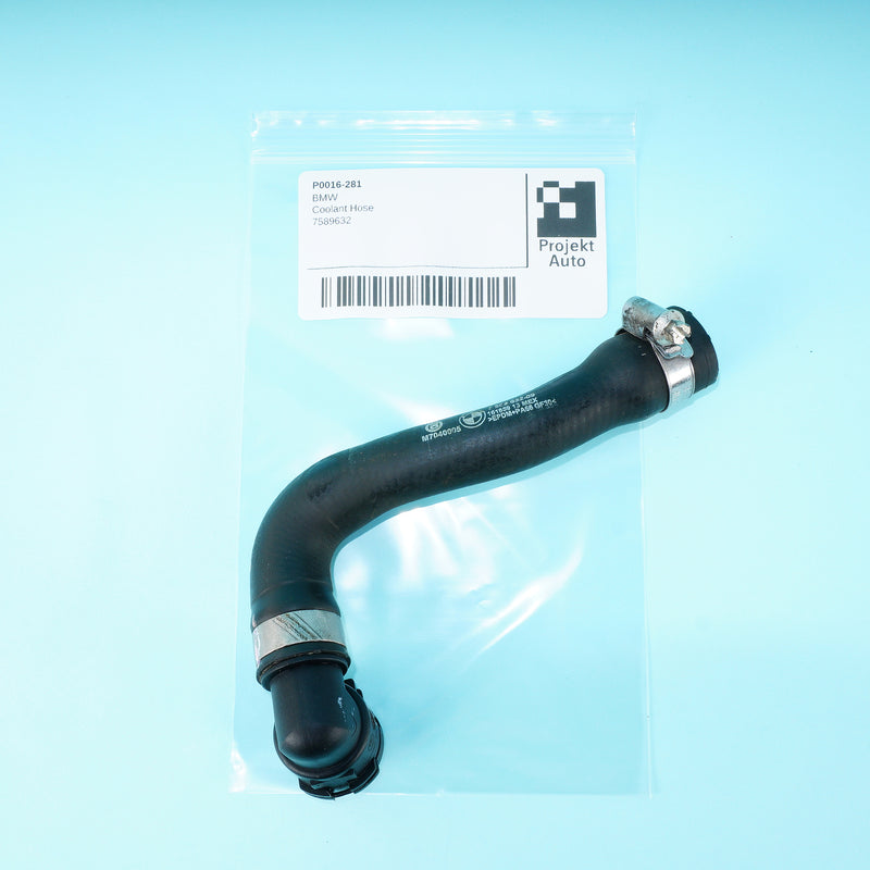 08-19 OEM BMW Coolant Hose Auxiliary Pump to Radiator 7589632 E70 F15 E71 F16