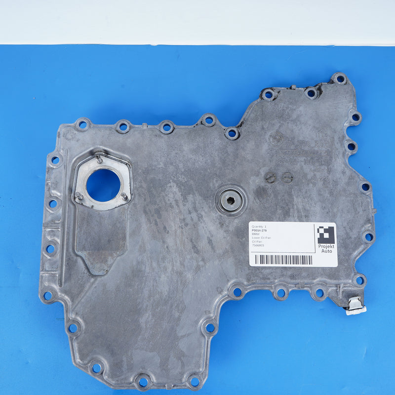 08-19 OEM BMW Lower Oil Pan S63 N63 X5M X5 50i 7566803 E70 F15 E71 F16