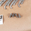 08-21 OEM BMW Injector Bracket Set (4) w/Bolts X5M S63 N63 N74 Rolls E70 F01 F02