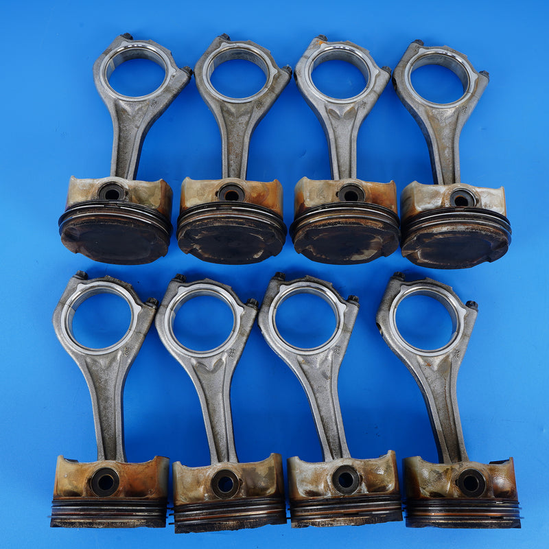 08-21 OEM BMW Piston and Rod Set Pre-03/2011 N63 Angle Cap 7603480 E70 F01 F02