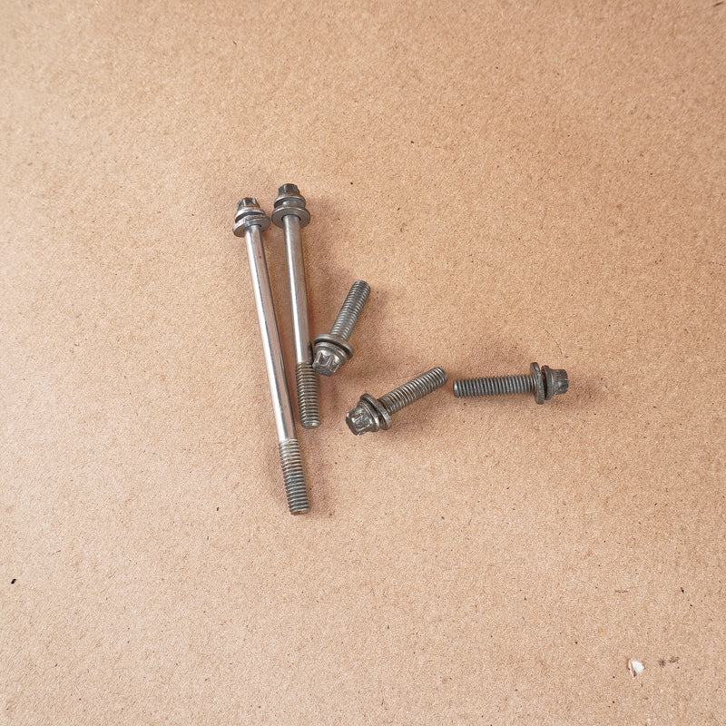08-25 OEM BMW Water Pump Bolt Set (5) Torx M6X90,70,25 S63 N63 9905938 E70 F15