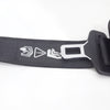 09-11 BMW Rear Left Right Seat Belt Black 7245887 E90