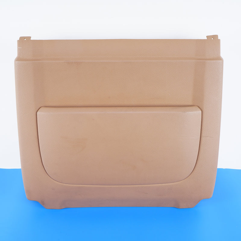 09-12 OEM BMW Lower Seat Back Panel Saddle Brown 7 Series 9173676 F01 F02 F04