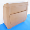 09-12 OEM BMW Lower Seat Back Panel Saddle Brown 7 Series 9173676 F01 F02 F04