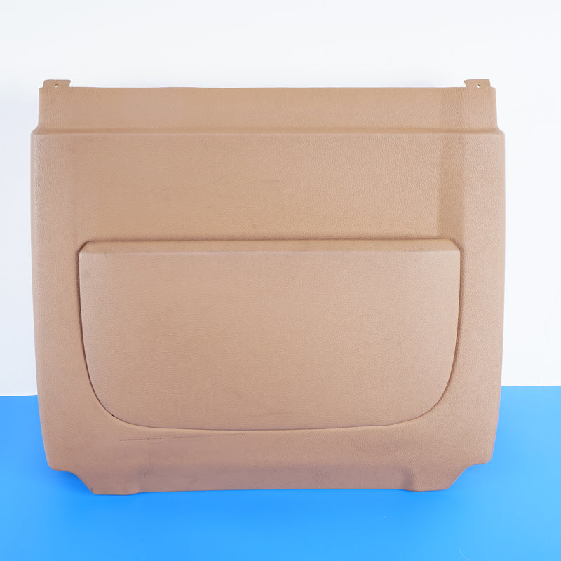 09-12 OEM BMW Lower Seat Back Panel Saddle Brown 7 Series 9173676 F01 F02 F04