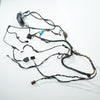 09-12 OEM BMW Rear Door w/Sun Shade Wiring Harness 740i 750i B7 9219983 F01 F04