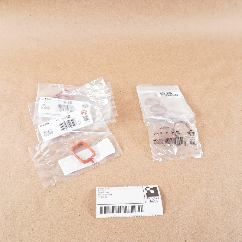 09-13 Elring BMW Intake Gasket Set (12) M57 335d X5 35d 2246945 7790198 E70 E90
