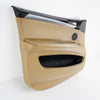 09-13 OEM BMW Front Left Door Panel Bamboo Beige Merino Leather X5M X5 7243431