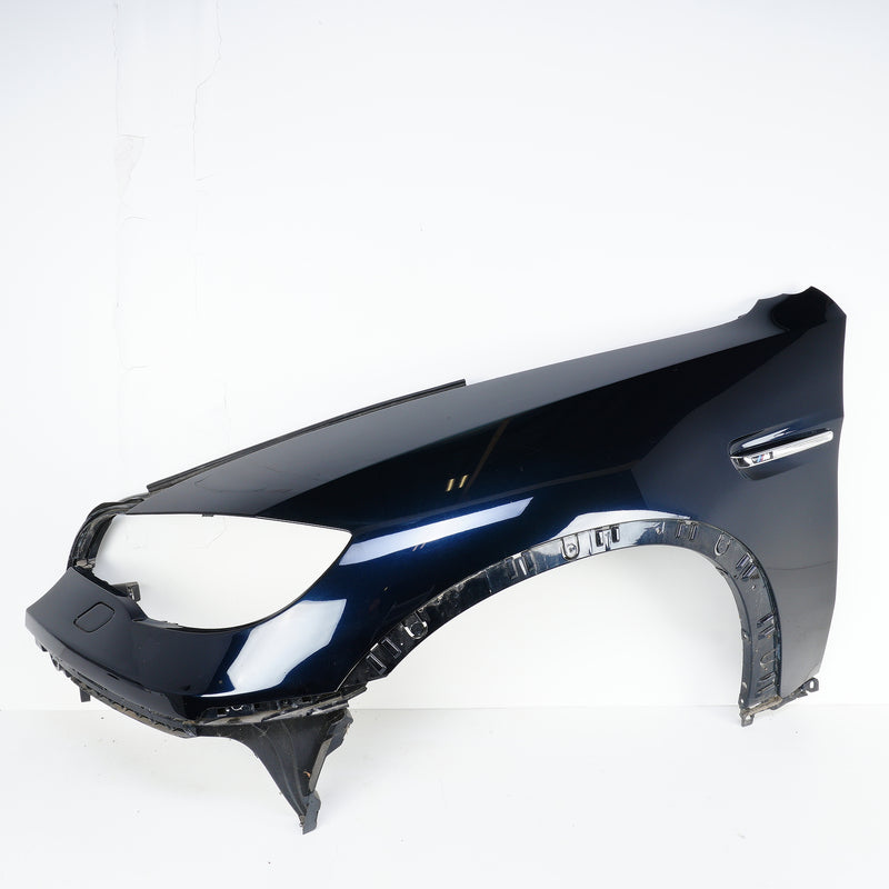 09-13 OEM BMW Front Left Fender X5M 416 Carbon Black Metallic 7238597 E70