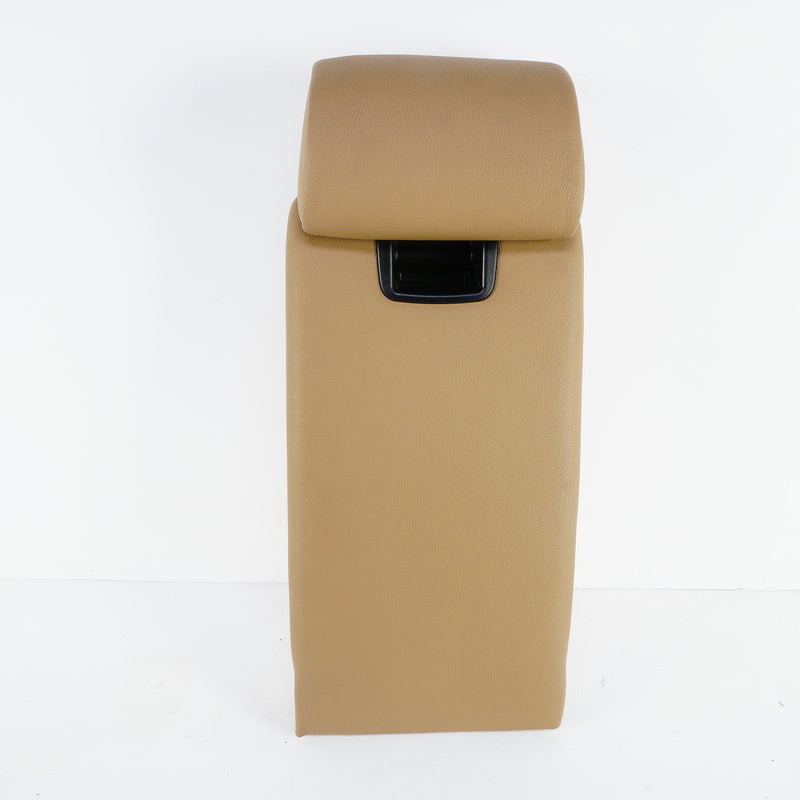 09-13 OEM BMW Rear Center Armrest Bamboo Beige Merino X5 7232960 E70