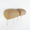 09-13 OEM BMW Rear Headrest Set (2) Bamboo Beige Merino Leather X5M 7232953 E70