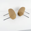 09-13 OEM BMW Rear Headrest Set (2) Bamboo Beige Merino Leather X5M 7232953 E70