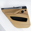 09-13 OEM BMW Rear Left Door Panel w/Sunshade Bamboo Beige Merino X5M X5 7243377
