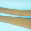 09-14 OEM BMW Console Side Trim Set Bamboo Beige Merino X5M X5 E70 E71