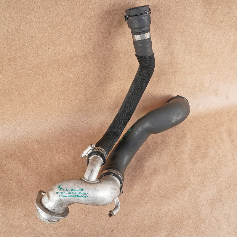 09-14 OEM BMW Coolant Pipe w/Hoses X5M X6M X5 X6 S63 7589727 E70 E71