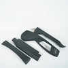 09-14 OEM BMW Front Left Black Seat Trim Set 9168211 F01 F02 F04 F10 F07