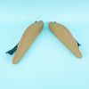 09-14 OEM BMW M Knee Pad Set (2) Bamboo Beige Merino X5M X6M E70 E71